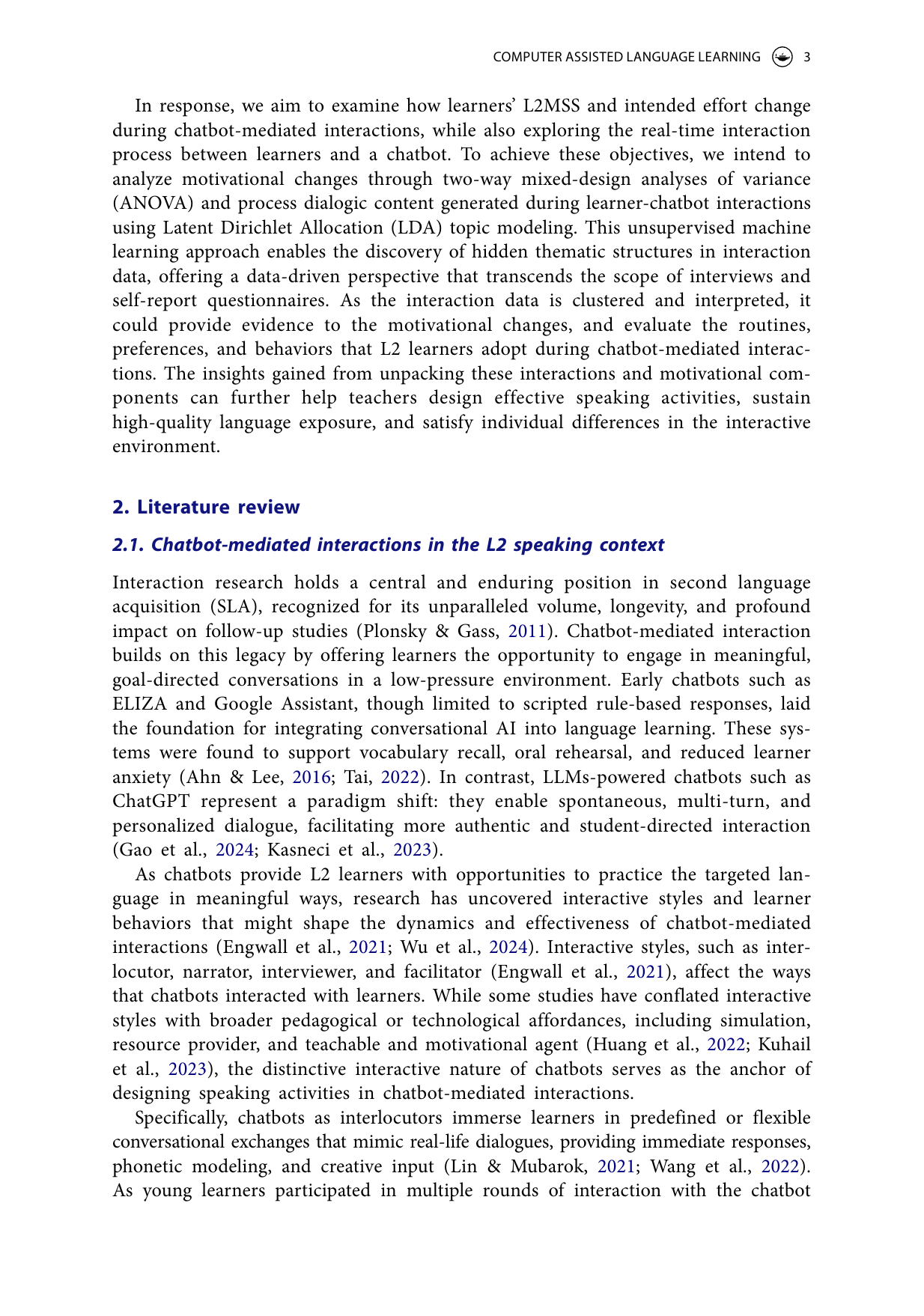 Du and Reynolds literature review page